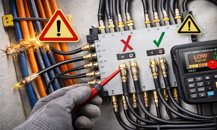 خطاهای رایج در نصب مولتی سوئیچ و روش اصلاح آن ها | یوروتک ایران